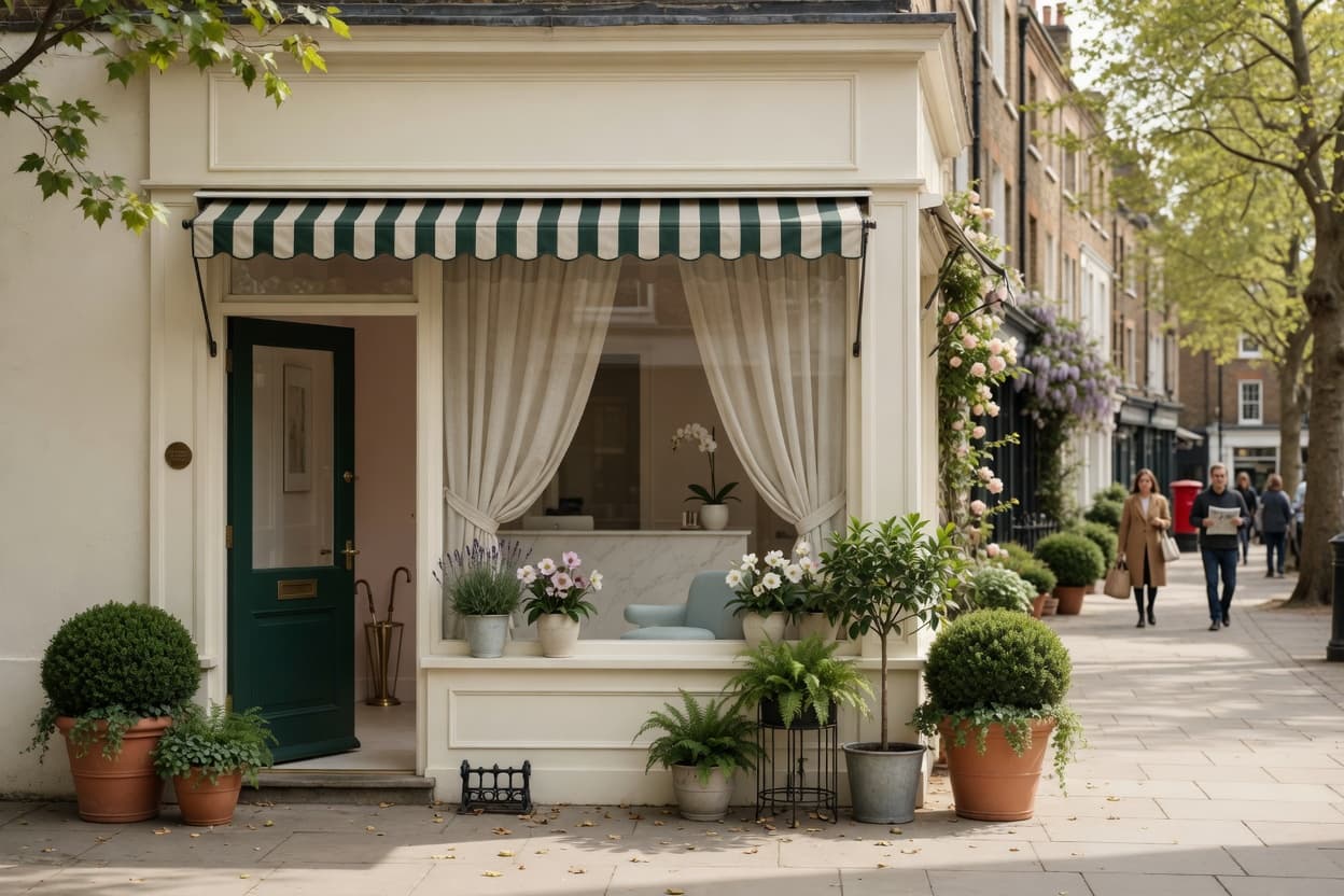 Our Bloomsbury practice on a leafy pedestrian street, easy to reach and easy to like.