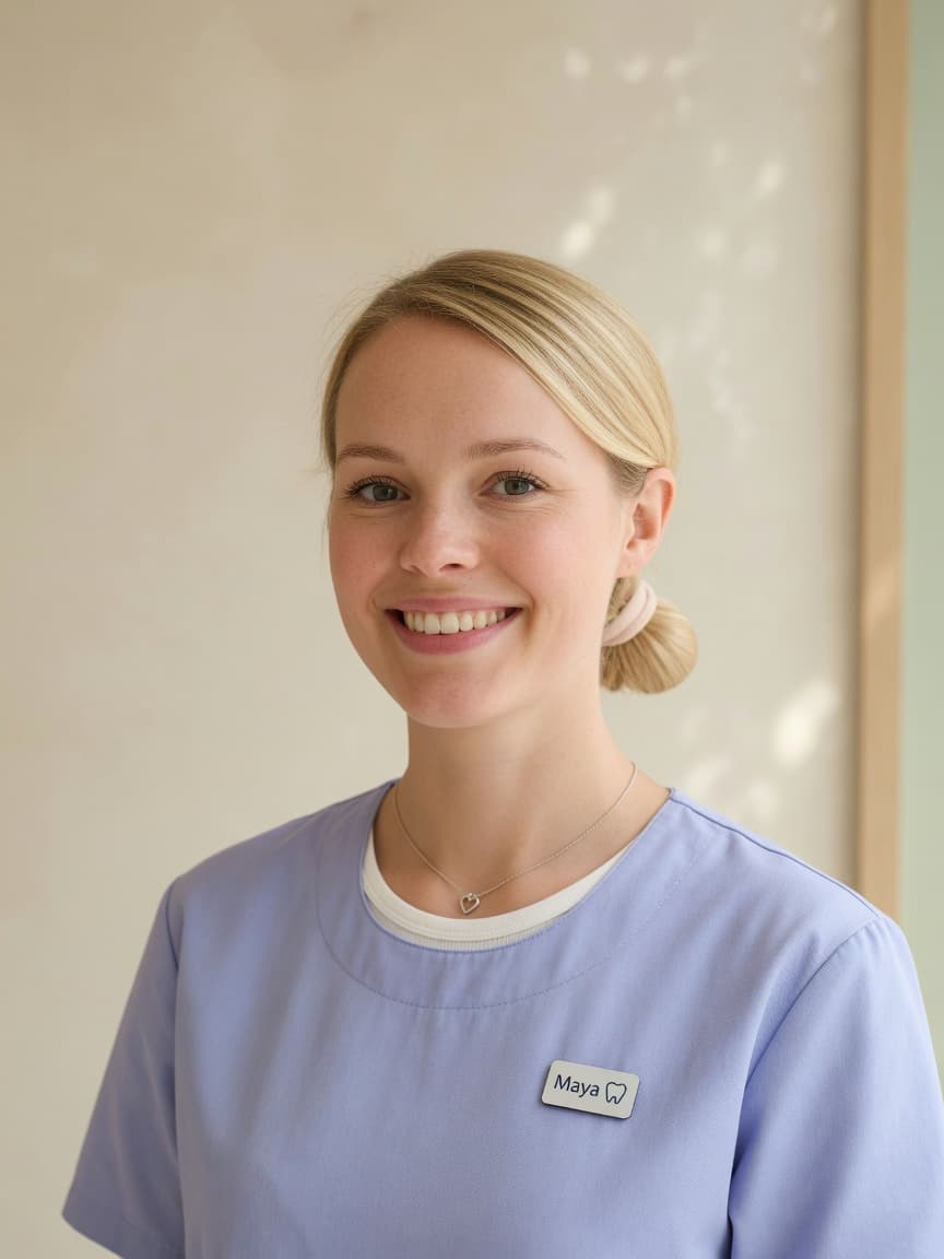 Maya Lindqvist, Lead dental hygienist